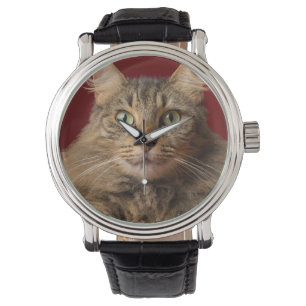 Reloj De Pulsera Maine Coon para Navidades con coleccionista
