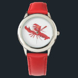 Reloj De Pulsera Maine Event Lobster Watch<br><div class="desc">¡Este evento principal de observación de langostas celebra el crustáceo favorito de todos! El diseño incluye una langosta roja y personalizado. ¡Te alegrarás de tener tus garras encima!</div>
