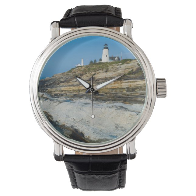 Reloj De Pulsera Maine, Punto Pemaquid, Faro Punto Pemaquid (Anverso)