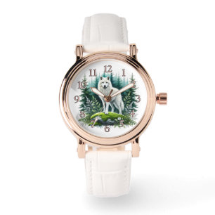 Reloj De Pulsera Majestic Wolf Time