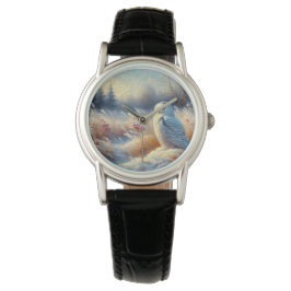 Reloj De Pulsera Majestuosa lechuza en la selva