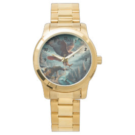 Reloj De Pulsera Majestuoso Hawk de cola roja