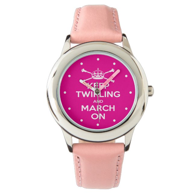 Reloj De Pulsera Majorettes/Batería Twirlers (Anverso)