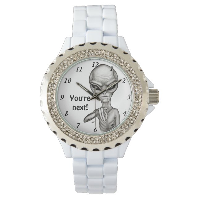 Reloj De Pulsera ¡Mala Alien, eres la siguiente! (Anverso)