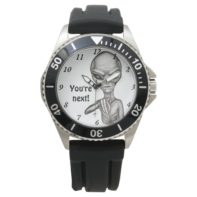 Reloj De Pulsera ¡Mala Alien, eres la siguiente! (Anverso)