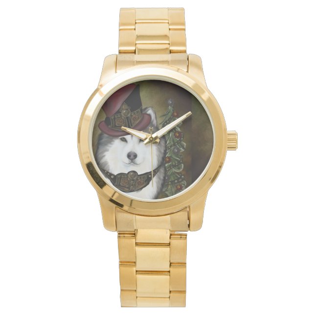 Reloj De Pulsera Malamute de Alaska          (Anverso)