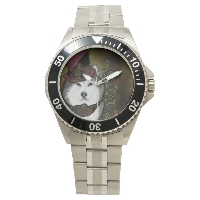 Reloj De Pulsera Malamute de Alaska (Anverso)