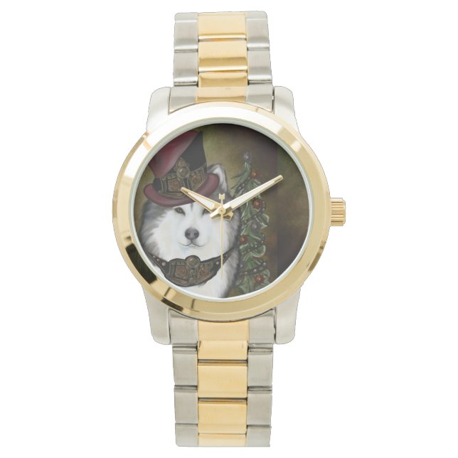 Reloj De Pulsera Malamute de Alaska          (Anverso)