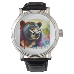 Reloj De Pulsera Malayan Sun Bear 200724AREF120 - Watercolor