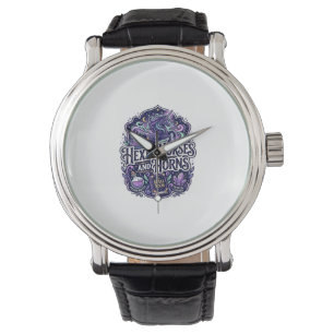 Reloj De Pulsera Maleficio de Unicornio Caballos y Cuernos Listo pa
