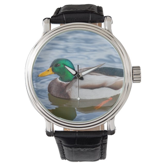 Reloj De Pulsera Mallard Duck (Anverso)