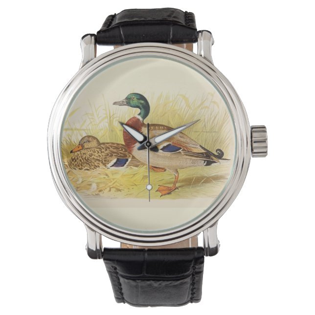 Reloj De Pulsera Mallard Ducks (Anverso)