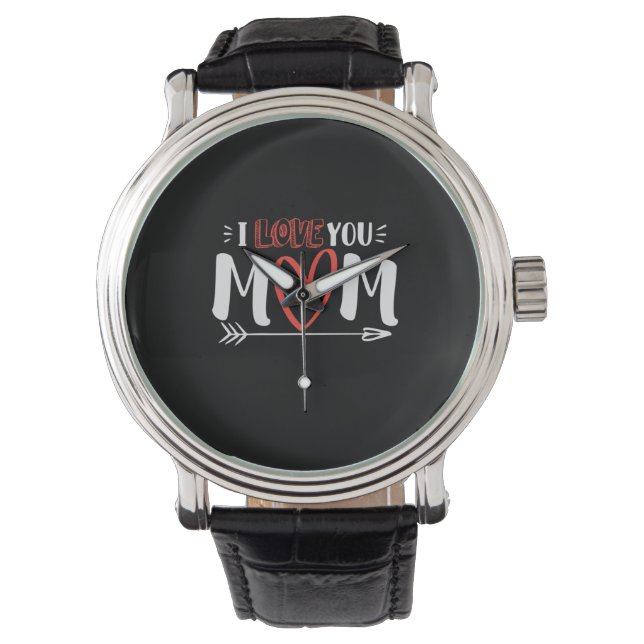 Reloj De Pulsera Mamá arte te amo (Anverso)