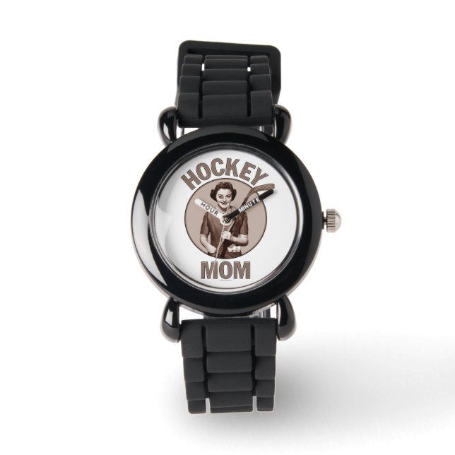 Reloj De Pulsera Mamá de hockey (Anverso)