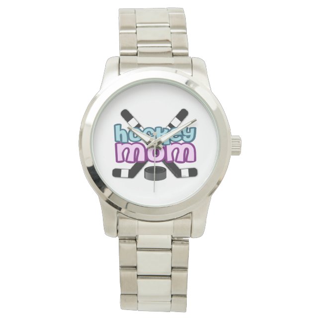 Reloj De Pulsera Mamá de hockey (Anverso)
