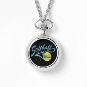 Reloj De Pulsera Mamá de sóftbol de lanzamiento rápido Ropa deporti