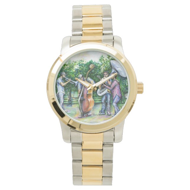 Reloj De Pulsera Mamá nunca me advirtió sobre los jugadores de Tuba (Anverso)