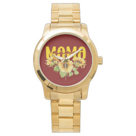 Reloj De Pulsera Mama Sunflower Sunshine - Alegre diseño floral