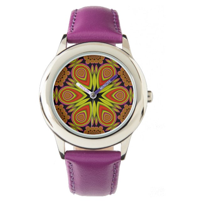 Reloj De Pulsera mandala abstracta (Anverso)