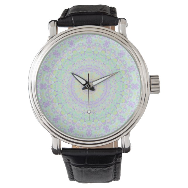 Reloj De Pulsera Mandala colorida (Anverso)