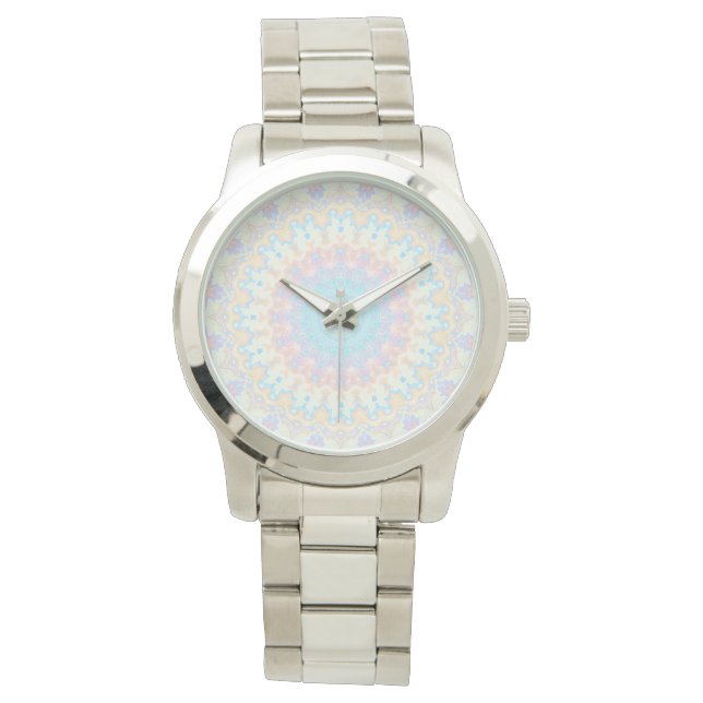 Reloj De Pulsera Mandalá Colorido  (Anverso)