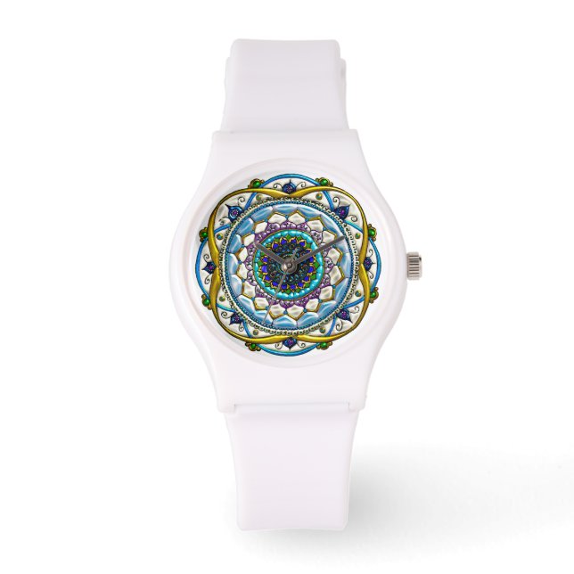 Reloj De Pulsera Mandala con joyas (v1) (Anverso)