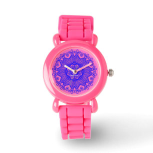 Reloj De Pulsera Mandala española -púrpura