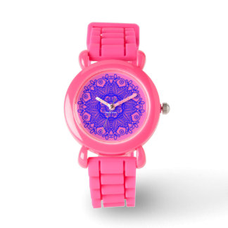 Reloj De Pulsera Mandala española -púrpura