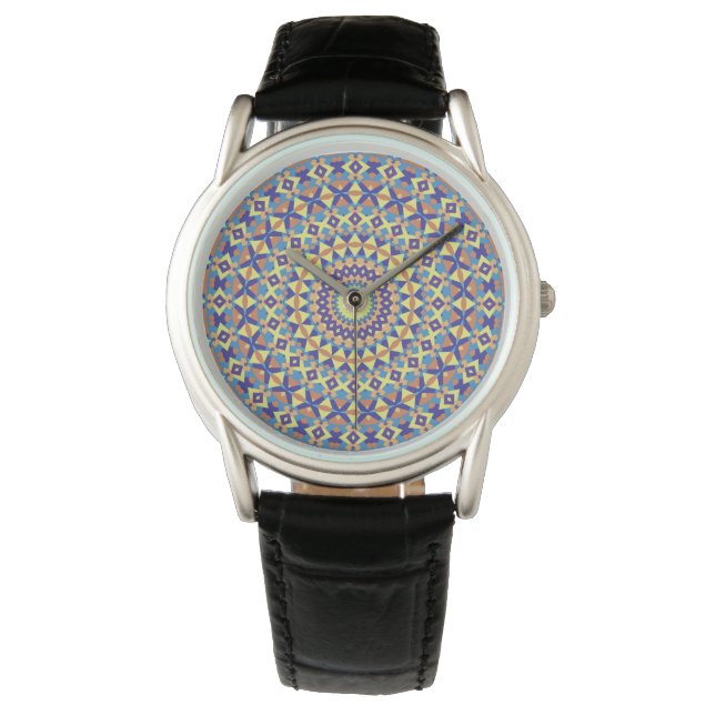 Reloj De Pulsera Mandala geométrica 2 (Anverso)