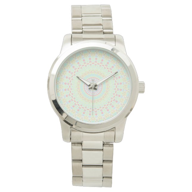Reloj De Pulsera Mandalá Hippie Divertido  (Anverso)