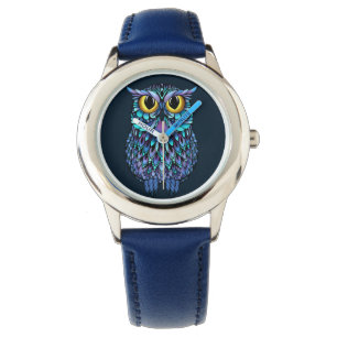 Reloj De Pulsera Mandala Owl Charm