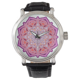 Reloj De Pulsera Mandala rosada