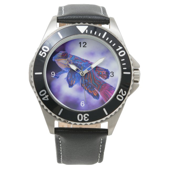 Reloj De Pulsera Mandarin Goby Fish (Anverso)