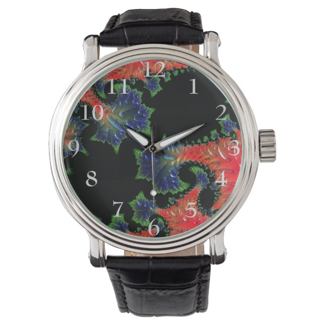 Reloj De Pulsera Mandelbrot Garden Watch (Anverso)