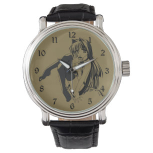 Reloj De Pulsera Manga, Gato Chica Gato Furry Kawaii Loli