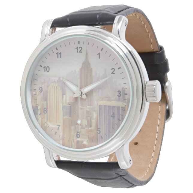 Reloj De Pulsera Manhattan en la niebla | Nueva York (Angular)