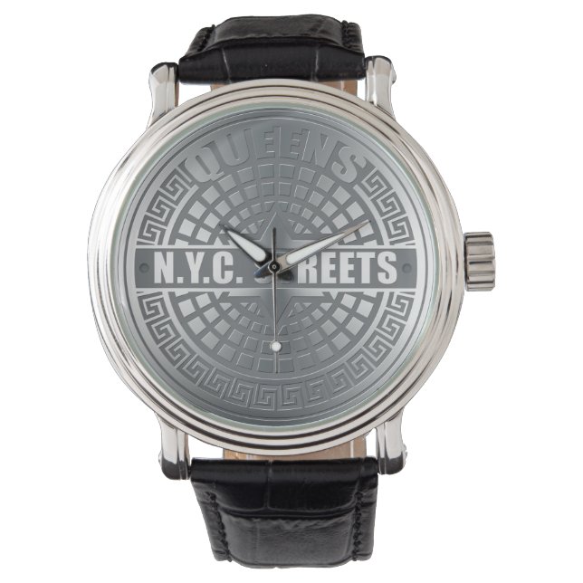 Reloj De Pulsera Manhole Covers Queens (Anverso)