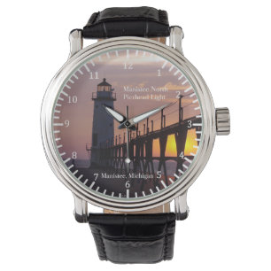 Reloj De Pulsera Manistee North Pierhead Light watch