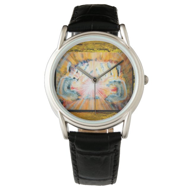 Reloj De Pulsera Manos curativas (Anverso)