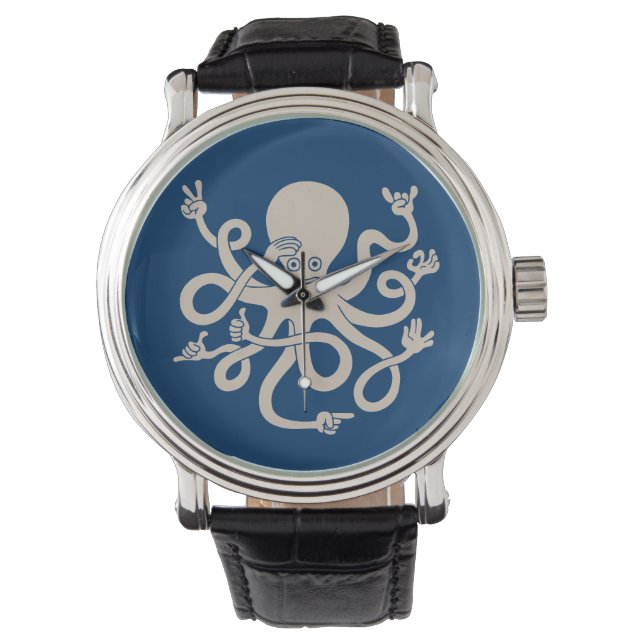 Reloj De Pulsera Manos del pulpo (Anverso)