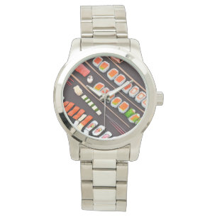 Reloj De Pulsera Mans Sushi Watch para el amante de la basura