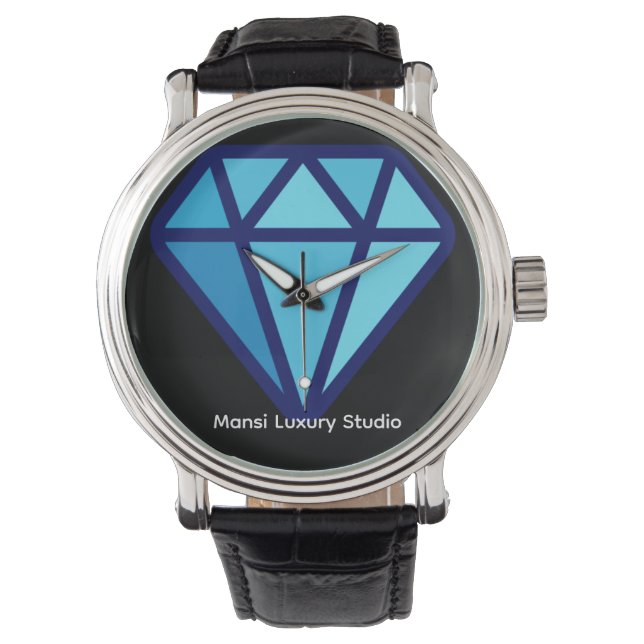 Reloj De Pulsera Mansi Luxury Studio Diamond Logo Smartwatch  (Anverso)
