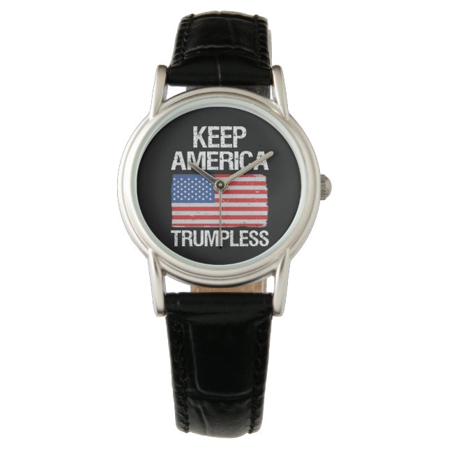 Reloj De Pulsera Mantener a Estados Unidos con la Trumpless III (Anverso)