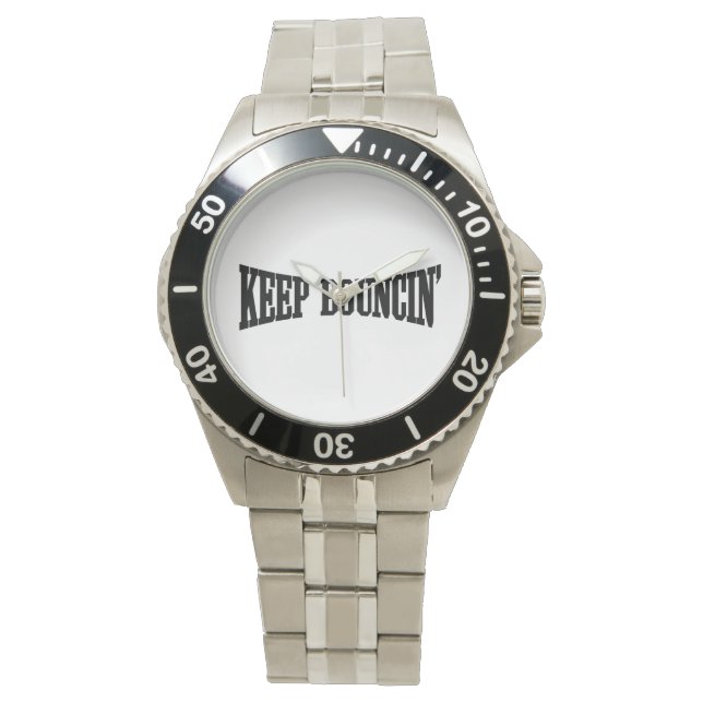 Reloj De Pulsera Mantener Bouncin' (Anverso)