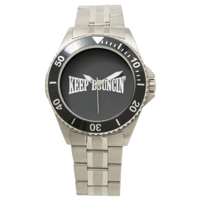 Reloj De Pulsera Mantener Bouncin' (Anverso)