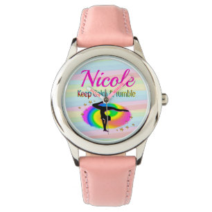 RELOJ DE PULSERA MANTENER LA CALMA Y EL DISEÑO GIMNASTICO DE TUMBLE