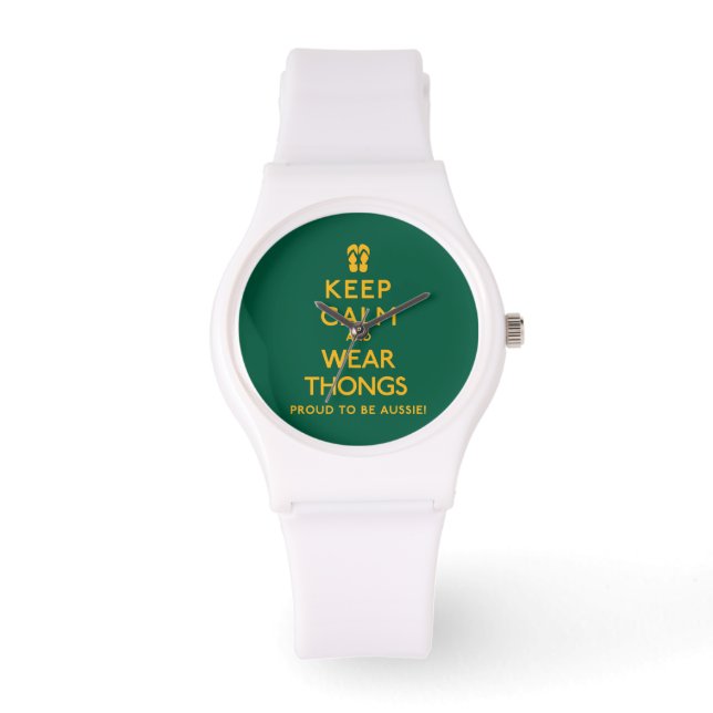 Reloj De Pulsera ¡Mantengan la calma y usen tangs! (Anverso)
