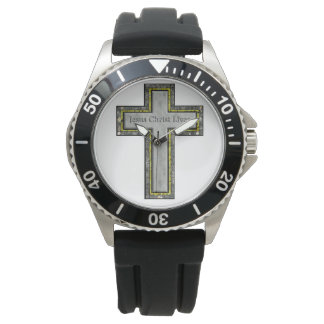 Reloj De Pulsera Manteniéndose a tiempo con Jesús.