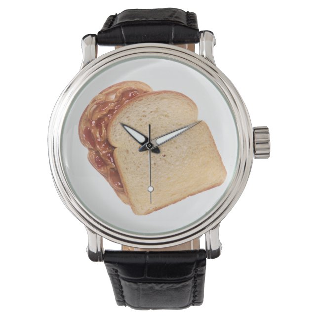 Reloj De Pulsera Mantequilla de cacahuete y sandwich de gelatina (Anverso)