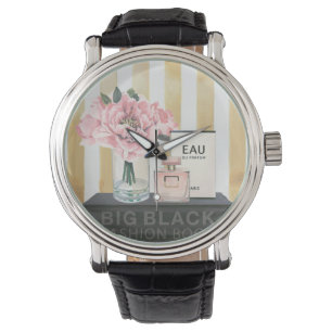 Reloj De Pulsera Manzana silvestre   Gran libro de moda - a rayas